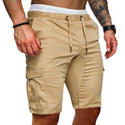 Men Casual Tooling Multi-pocket Shorts