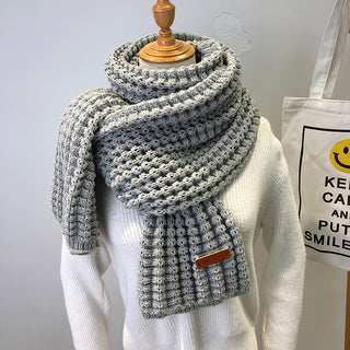 Buy grey Women Wool Winter Scarf