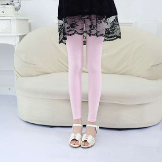 Buy light-pink Thin Modal Nine-point Multi Colored Leggings