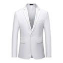 Men One-button Slimming Blazer