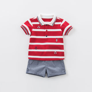 Boys Short Sleeve Suit