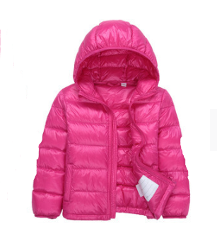 Buy rose-red Children&#39;s Lightweight Down Jacket