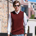 Men Sleeveless Vest Sweater