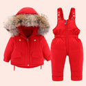 Two-Piece Winter Jacket and Snow Pants Set