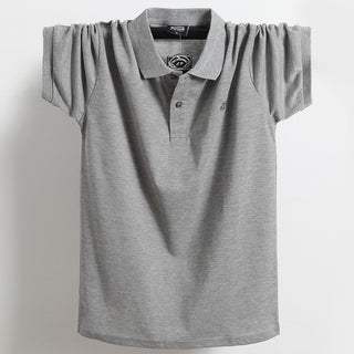 Buy grey Men Lapel Polo T-Shirt