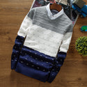 Men Two-piece Collar Sweater