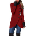 Women Single-breasted Long-sleeved Cotton Jacket