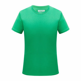 Buy grass-green Men Quick Dry Solid T-Shirts