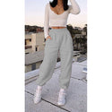 High Waist Elasticated Loose Sweat Pants