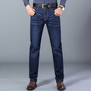 Buy dark-blue Men Straight Leg Jeans