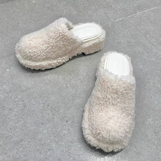 Baotou Plush Lamb Wool Comfort Shoes