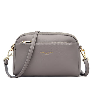 Buy gray Women Plain Diagonal Crossbody Bag