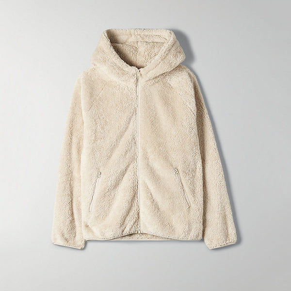 Fleece Zip-up Hooded Sweater