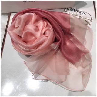 Women Smooth Silk Scarves