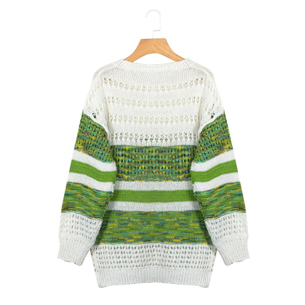 Women's Printed Round Neck Sweater