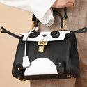 Women Leather Panda Handbag