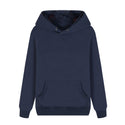 Unisex Plain Solid Colored Cotton Hoodie