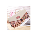 Women Floral Patterned Long Wallet