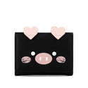 Women Short Three-Fold Cartoon Pig Wallet