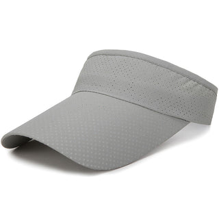 Buy gray Women Canvas Sun Visor Hat