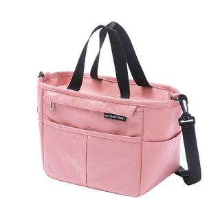 Buy pink Portable Insulated Lunch Bag