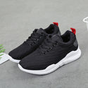 Thick Plain Textured Solid Color Sneakers