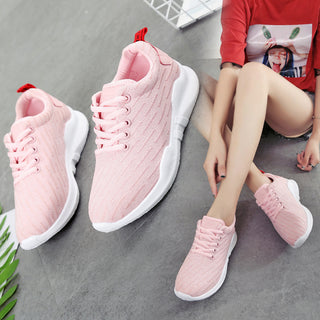 Thick Plain Textured Solid Color Sneakers