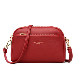 Buy red Women Plain Diagonal Crossbody Bag