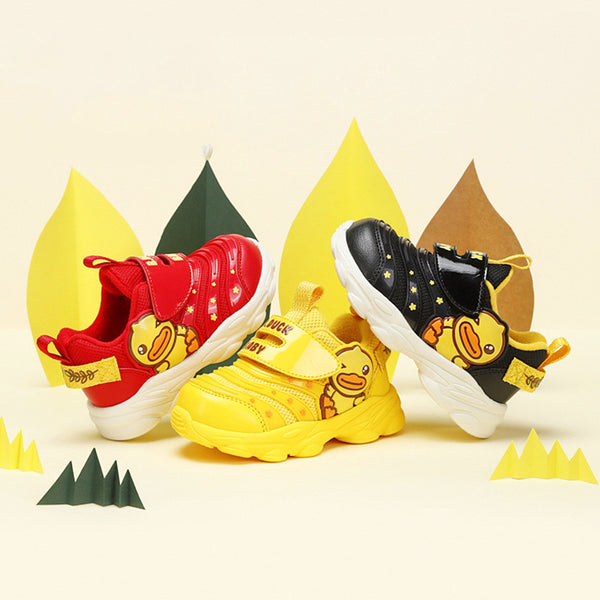 Synthetic Leather Cartoon Duck Shoes