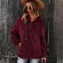 Fashion Women's Warm Loose Solid Color Sweater