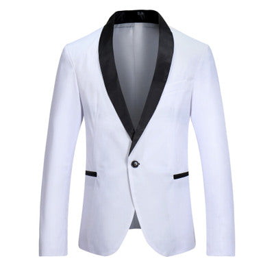 Men Casual Single Row One Button Blazer