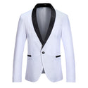 Men Casual Single Row One Button Blazer