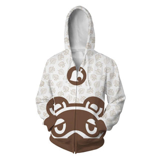 Buy white-b Men Cardigan 3D Printed Hoodie