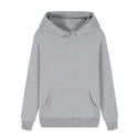 Unisex Plain Solid Colored Cotton Hoodie