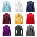 Men One-button Slimming Blazer