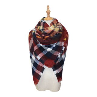 Buy style-4 Women Cashmere Plaid Square Scarves