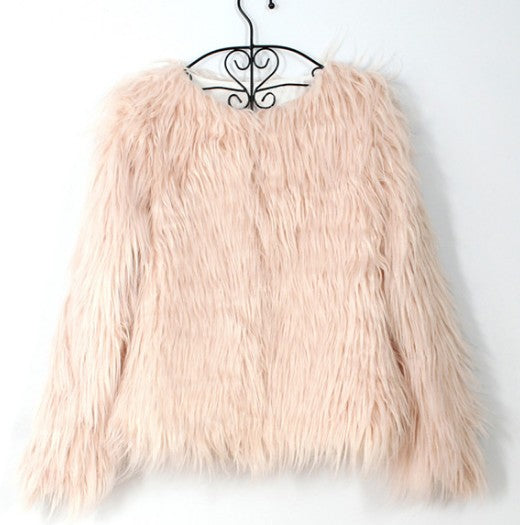 Women Bust Shoulder Fur Coat