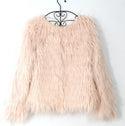 Women Bust Shoulder Fur Coat