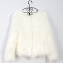 Women Bust Shoulder Fur Coat