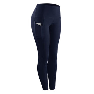 Buy navy-blue Women Fitness Leggings with Pocket