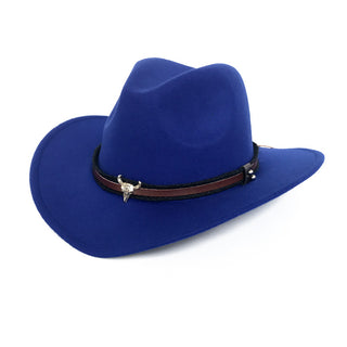 Buy blue Unisex Woolen Jazz Hat