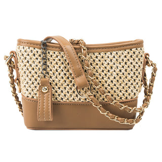 Women Crossbody Straw Shoulder Bag