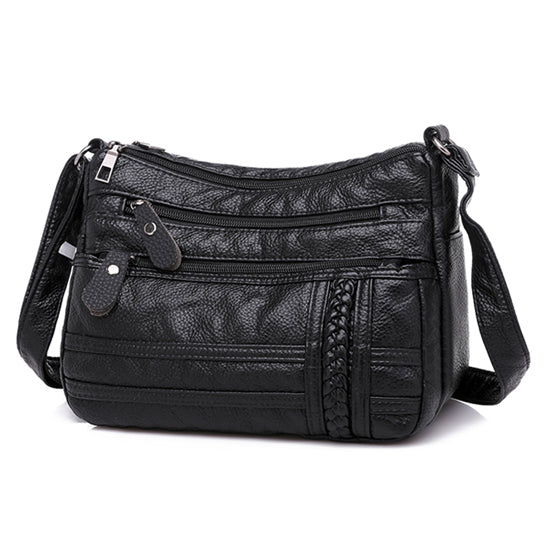 Women Soft Leather Crossbody Bag