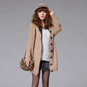 Women Loose Fur Lined Cardigan Coat