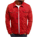 Men Thin Denim Jean Jacket