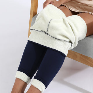 Buy grey Women Thick High Stretch Warm Winter Leggings