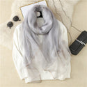 Women Casual Wool-Silk Scarf