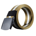 Men Canvas Automatic Buckle Outdoor Belt