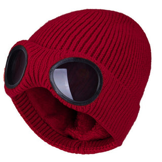 Knitted Glasses Ear Protection Wool Hat