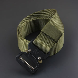 Buy army-green Cobra Nylon Outdoor Quick Release Alloy Buckle Belt